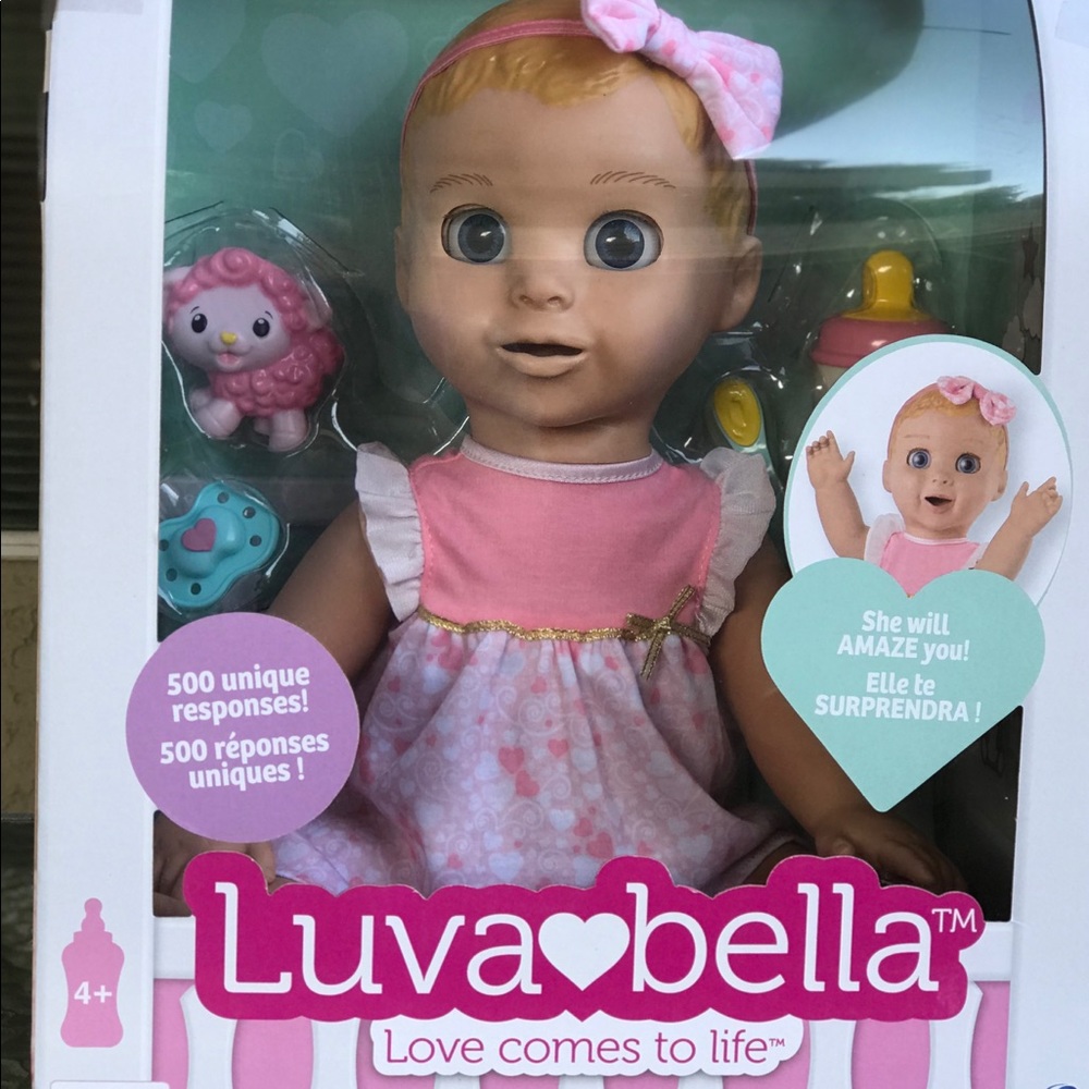 Luva Bella blonde hair interactive baby do…